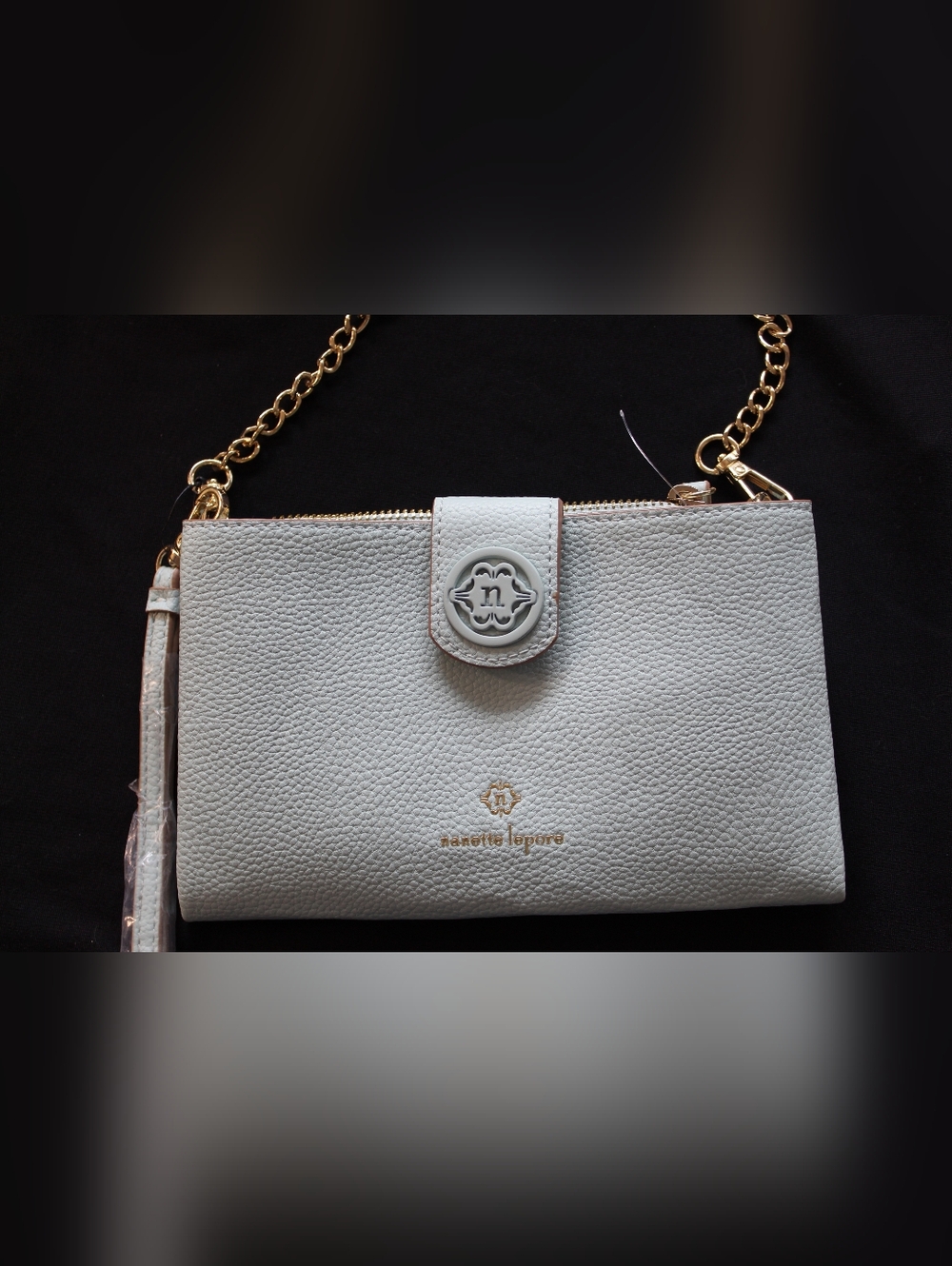 Nanette Lepore Mint Leather Crossbody Bag